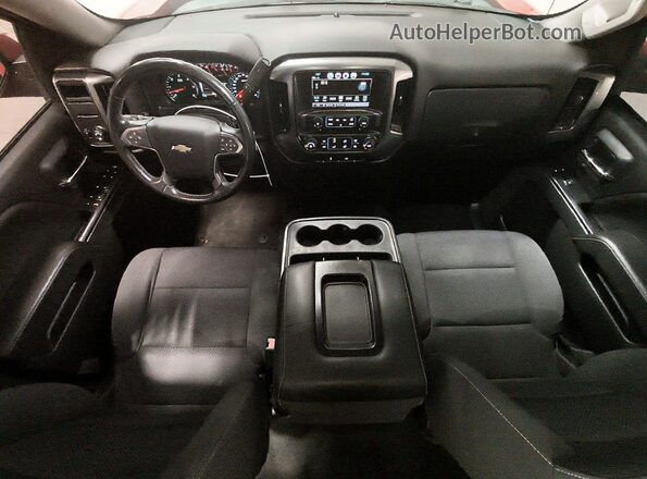 3GCPCREC8JG136550 2018 CHEVROLET SILVERADO Red Առջևի վահանակի տեսք