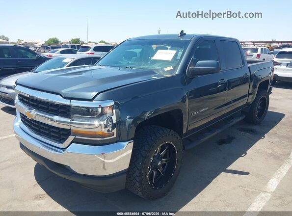 3GCPCREC8JG205947 2018 CHEVROLET SILVERADO Синий Передняя левая четверть