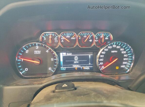 3GCPCREC8JG217807 2018 CHEVROLET SILVERADO Black ხელსაწყოთა პანელის ხედი