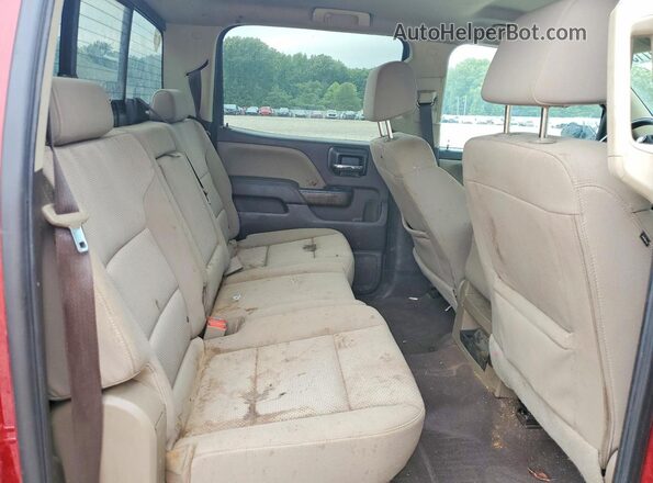 3GCPCREC8JG632447 2018 CHEVROLET SILVERADO Maroon Rear seats view