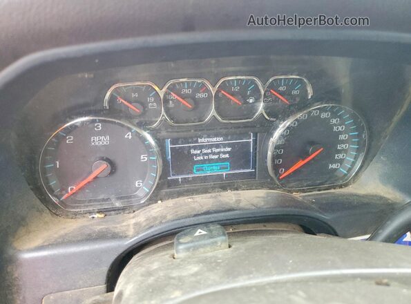 3GCPCREC8JG632447 2018 CHEVROLET SILVERADO Maroon Instrument cluster view