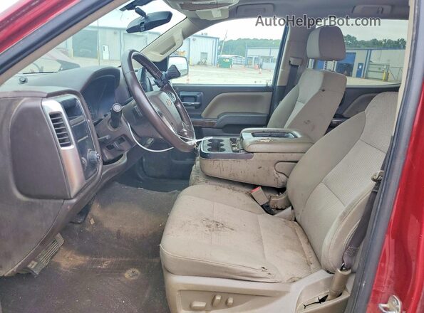3GCPCREC8JG632447 2018 CHEVROLET SILVERADO Maroon Front interior view