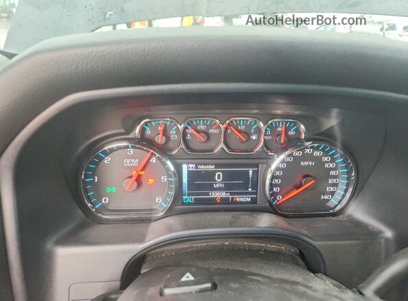3GCPCREC9GG291293 2016 CHEVROLET SILVERADO Черный Вид щитка приборов