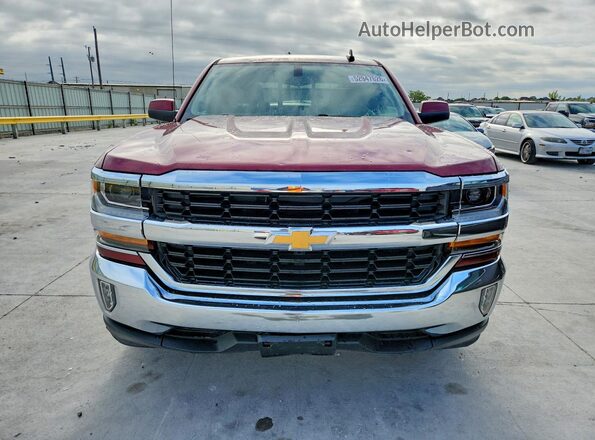3GCPCREC9HG126765 2017 CHEVROLET SILVERADO Burgundy Front view
