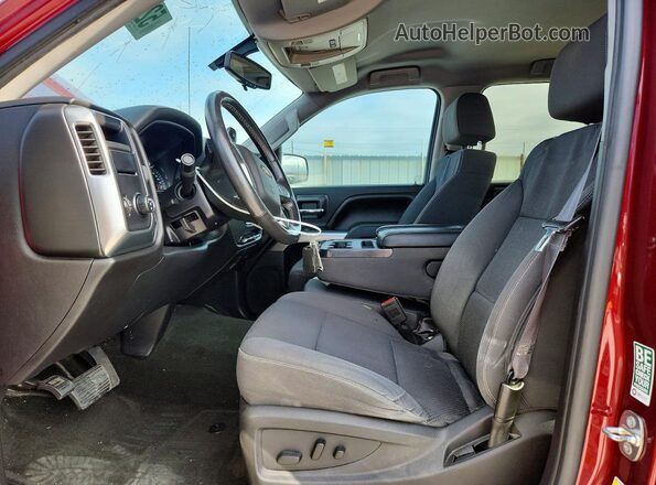 3GCPCREC9HG126765 2017 CHEVROLET SILVERADO Burgundy Front interior view