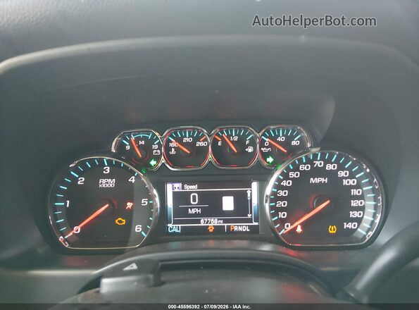 3GCPCREC9JG281161 2018 CHEVROLET SILVERADO Silver Widok tylnych siedzeń