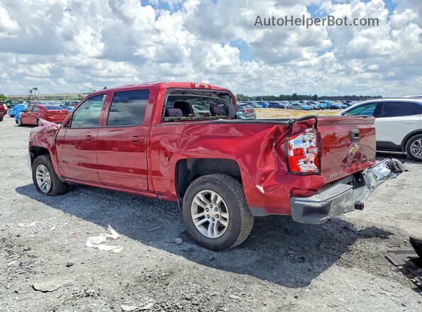 3GCPCREC9JG375833 2018 CHEVROLET SILVERADO Burgundy Rear left