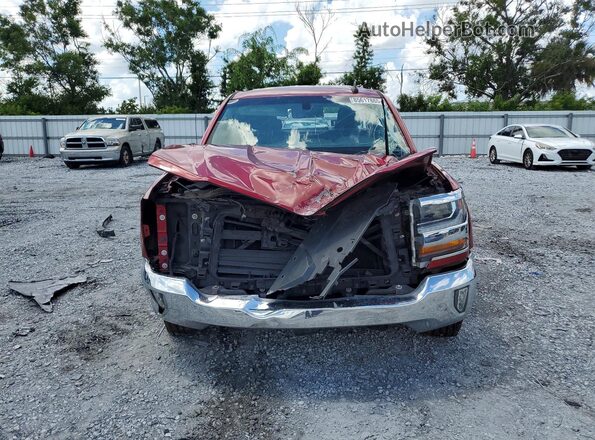 3GCPCREC9JG375833 2018 CHEVROLET SILVERADO Burgundy Front view