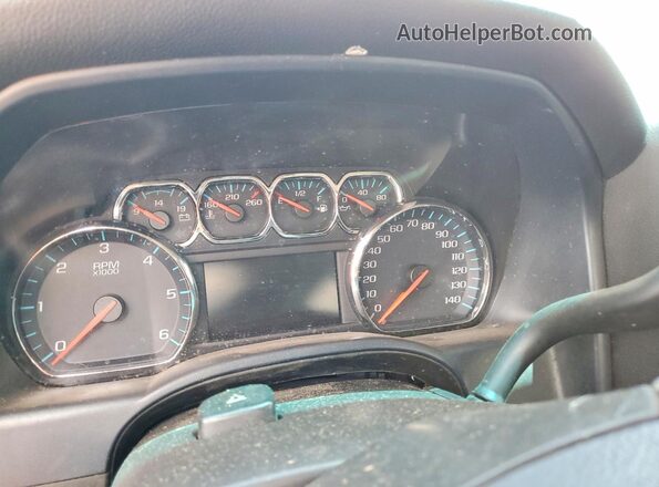 3GCPCREC9JG375833 2018 CHEVROLET SILVERADO Burgundy Instrument cluster view