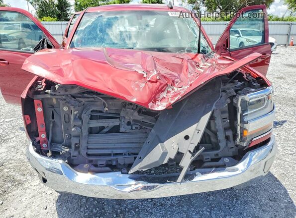 3GCPCREC9JG375833 2018 CHEVROLET SILVERADO Burgundy Rear interior view