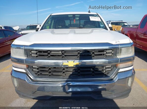 3GCPCRECXGG129933 2016 CHEVROLET SILVERADO White Vista del cuadro de instrumentos