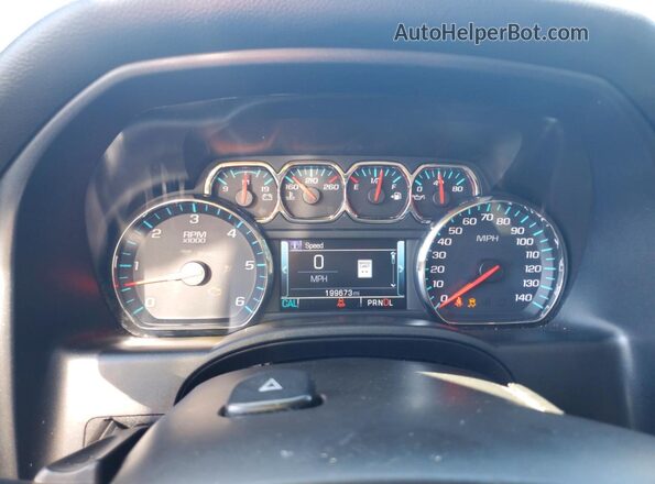 3GCPCRECXJG124934 2018 CHEVROLET SILVERADO Silver Вид щитка приладів
