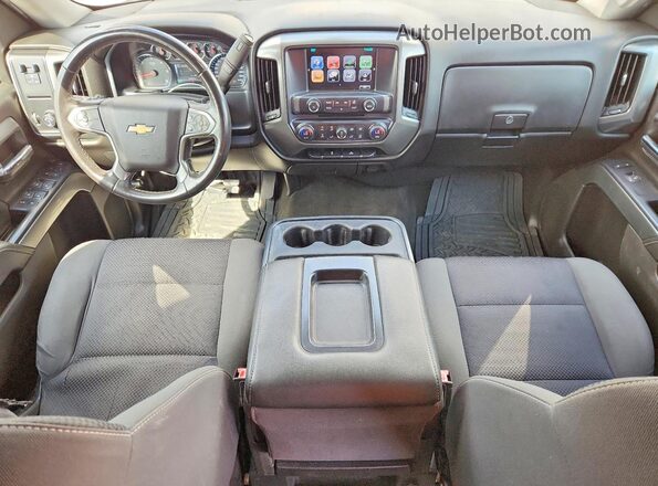 3GCPCRECXJG214133 2018 CHEVROLET SILVERADO Silver Dashboard view