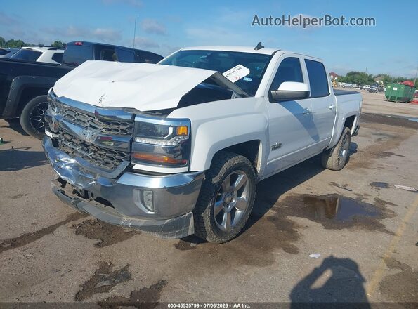 3GCPCRECXJG581226 2018 CHEVROLET SILVERADO Белый Передняя левая четверть