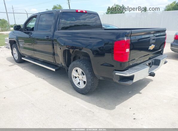 3GCPCREH0JG413798 2018 CHEVROLET SILVERADO Black Trasero izquierdo
