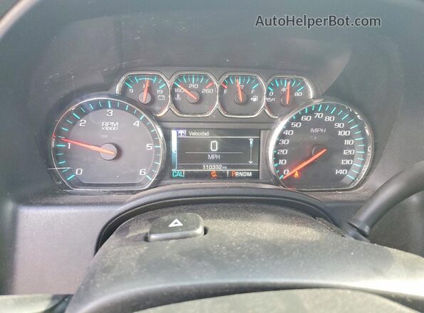 3GCPCREH9GG356378 2016 CHEVROLET SILVERADO White Vista del cuadro de instrumentos