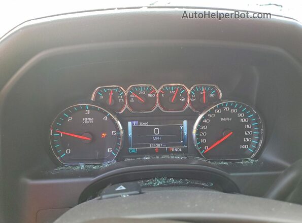 3GCPCSEC5HG226238 2017 CHEVROLET SILVERADO White Вид щитка приладів