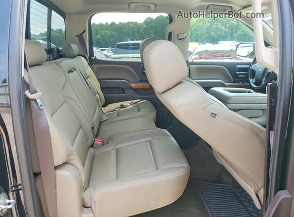 3GCPCSECXHG318686 2017 CHEVROLET SILVERADO Black Вид задніх сидінь