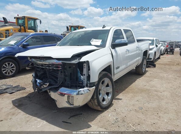 3GCPCSECXJG265168 2018 CHEVROLET SILVERADO White წინა მარცხენა ხედი სამი მეოთხედიდან