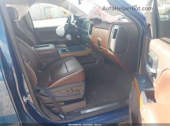 3GCPCTEC0HG221633 2017 CHEVROLET SILVERADO Blue წინა სალონის ხედი