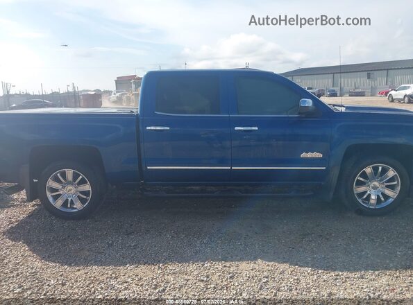 3GCPCTEC0HG221633 2017 CHEVROLET SILVERADO Blue უკანა სალონის ხედი