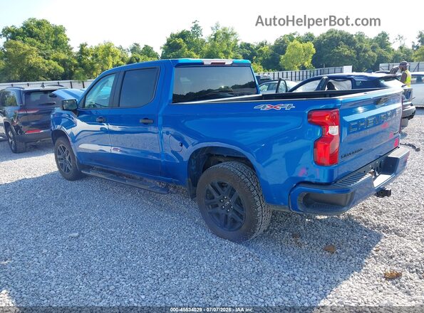 3GCPDBEK3PG153356 2023 CHEVROLET SILVERADO Blue უკანა მარცხენა