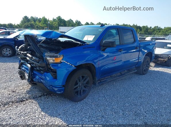 3GCPDBEK3PG153356 2023 CHEVROLET SILVERADO Blue წინა მარცხენა ხედი სამი მეოთხედიდან
