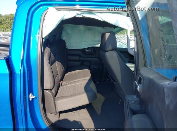 3GCPDBEK3PG153356 2023 CHEVROLET SILVERADO Blue VIN კოდის სტიკერის ხედი