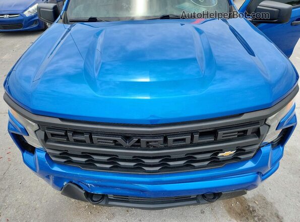 3GCPDBEK4NG532072 2022 CHEVROLET SILVERADO Blue Widok wnętrza z tyłu