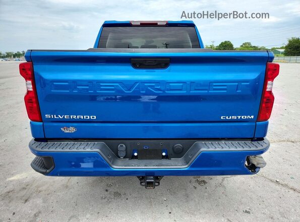 3GCPDBEK4NG532072 2022 CHEVROLET SILVERADO Blue Widok z tyłu