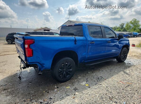 3GCPDBEK4NG533335 2022 CHEVROLET SILVERADO Синий Задняя правая четверть