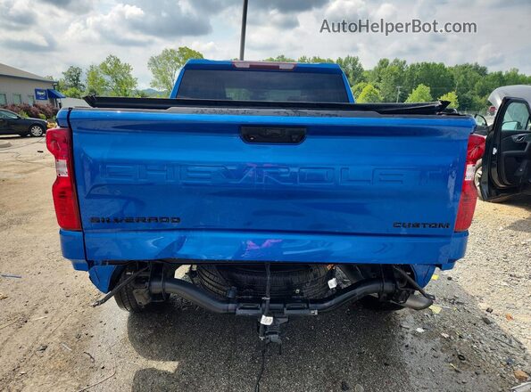 3GCPDBEK4NG533335 2022 CHEVROLET SILVERADO Синий Вид сзади