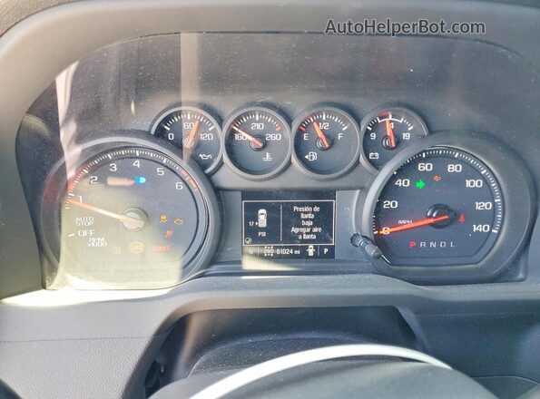 3GCPDBEK9NG570588 2022 CHEVROLET SILVERADO Black ხელსაწყოთა პანელის ხედი
