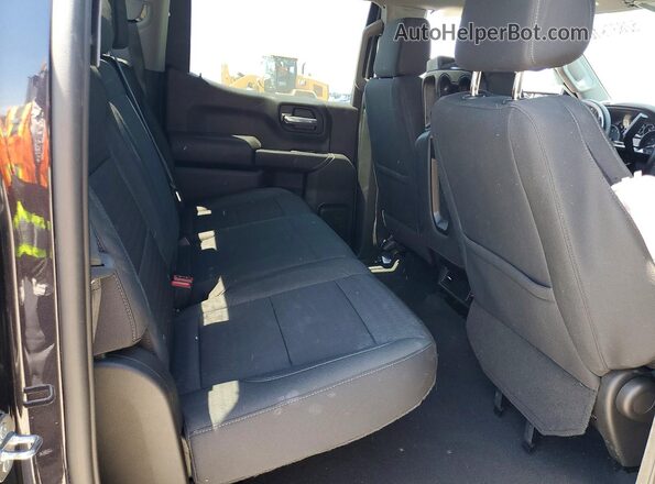 3GCPDBEK9NG570588 2022 CHEVROLET SILVERADO Black უკანა სავარძლების ხედი