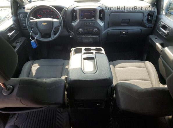 3GCPDBEKXPG111721 2023 CHEVROLET SILVERADO Blue Widok deski rozdzielczej