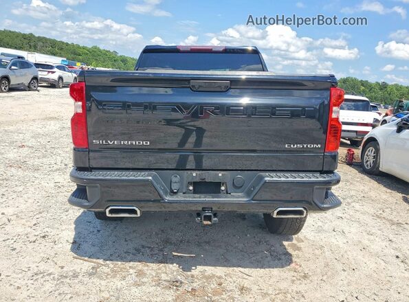 3GCPDCED4NG648654 2022 CHEVROLET SILVERADO Black Вид ззаду