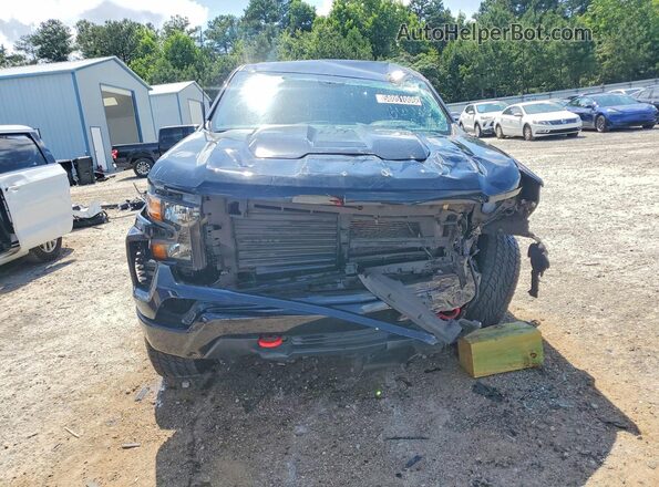 3GCPDCED4NG648654 2022 CHEVROLET SILVERADO Black Вид спереду