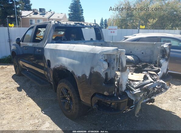 3GCPDCED7NG670597 2022 CHEVROLET SILVERADO Black Trasero izquierdo