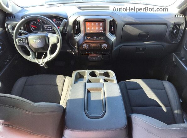 3GCPDCEK4PG204255 2023 CHEVROLET SILVERADO Белый Вид панели приборов