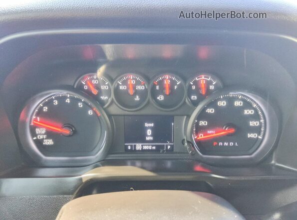 3GCPDCEK4PG204255 2023 CHEVROLET SILVERADO Белый Вид щитка приборов