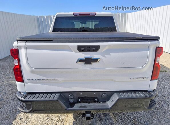 3GCPDCEK4PG204255 2023 CHEVROLET SILVERADO Белый Вид сзади