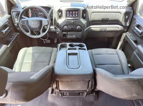 3GCPDCEK8NG569891 2022 CHEVROLET SILVERADO Black Vista del salpicadero
