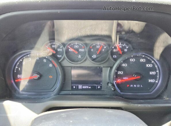 3GCPDCEK8NG569891 2022 CHEVROLET SILVERADO Black Vista del cuadro de instrumentos