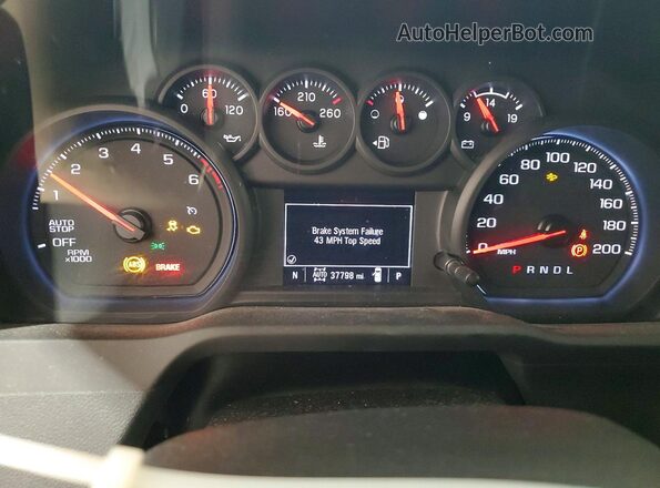 3GCPDCEKXNG666557 2022 CHEVROLET SILVERADO Black Widok zestawu wskaźników