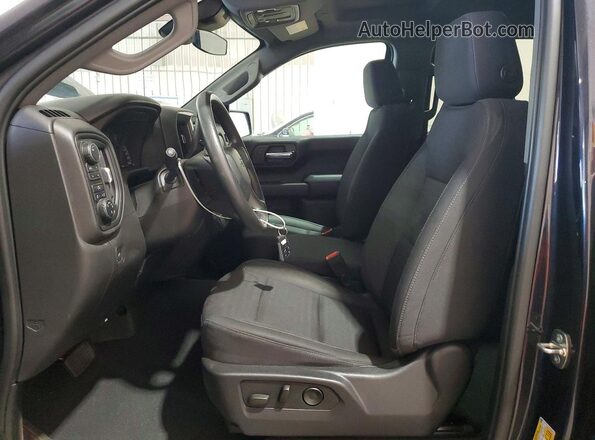 3GCPDCEKXNG666557 2022 CHEVROLET SILVERADO Black Widok wnętrza z przodu