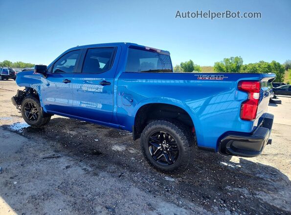 3GCPDFEK1NG600481 2022 CHEVROLET SILVERADO Blue Tył lewy