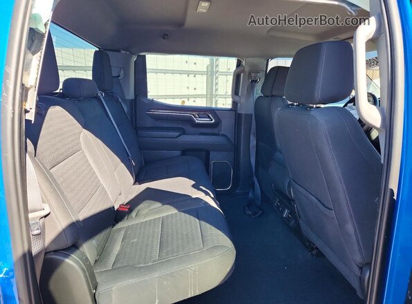 3GCPDFEK1NG600481 2022 CHEVROLET SILVERADO Blue Widok tylnych siedzeń