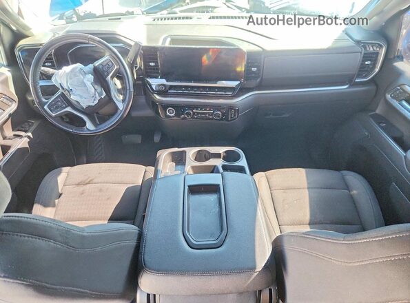 3GCPDFEK1NG600481 2022 CHEVROLET SILVERADO Blue Widok deski rozdzielczej