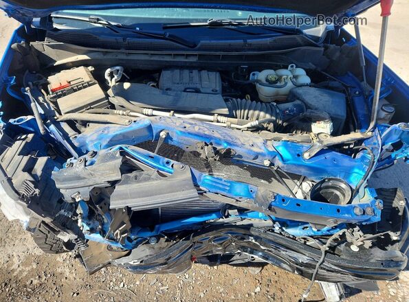 3GCPDFEK1NG600481 2022 CHEVROLET SILVERADO Blue Widok wnętrza z tyłu