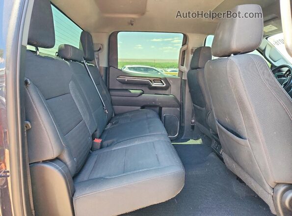 3GCPDFEK1NG608791 2022 CHEVROLET SILVERADO Black Rear seats view